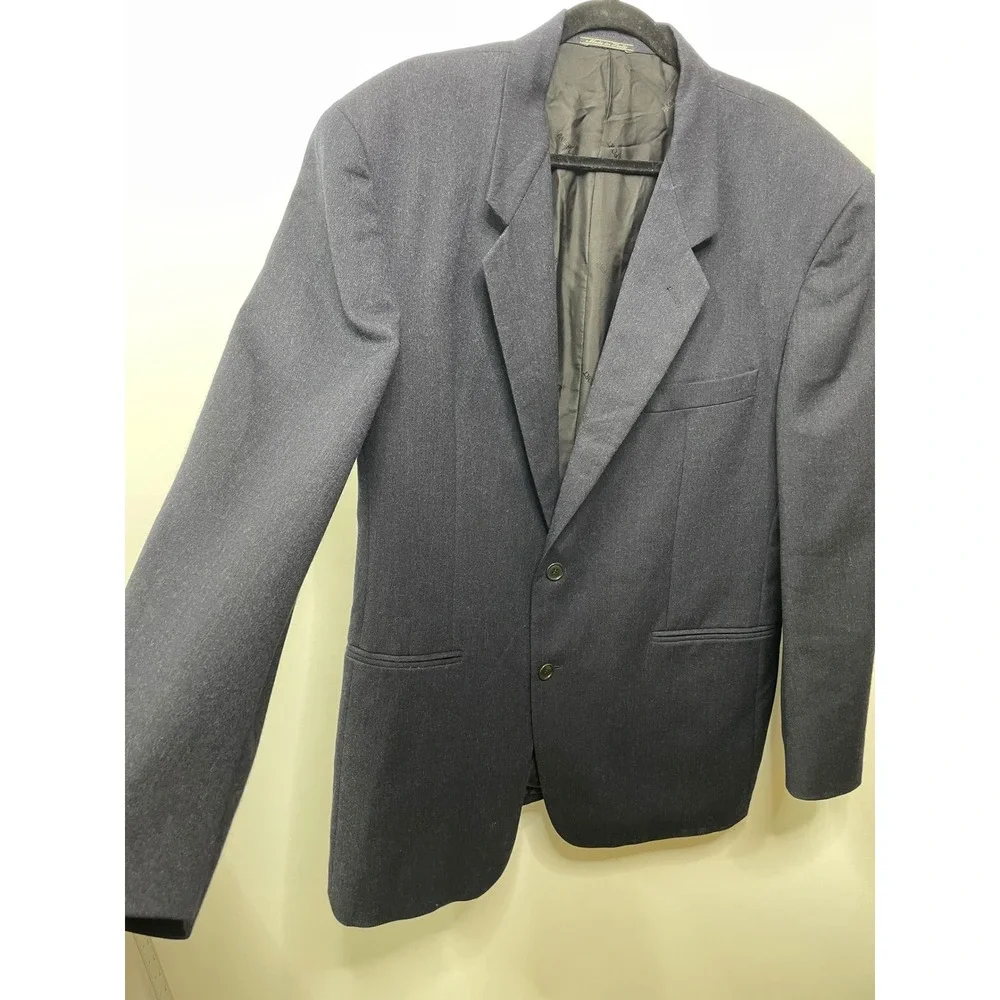 Passport Saks Fifth Avenue Men's Wool Blazer Jacket Made in Italy Size 56 Office